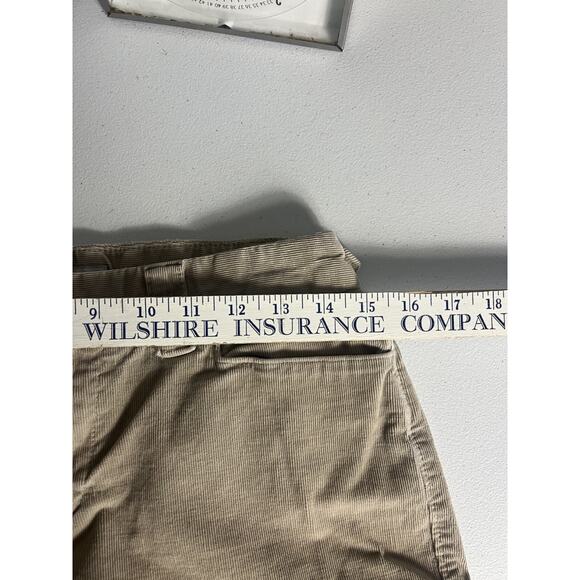 Old Navy Women's Size 8 Mid Rise Corduroy Pants Tan Brown Cotton Blend Y2K - Picture 10 of 13